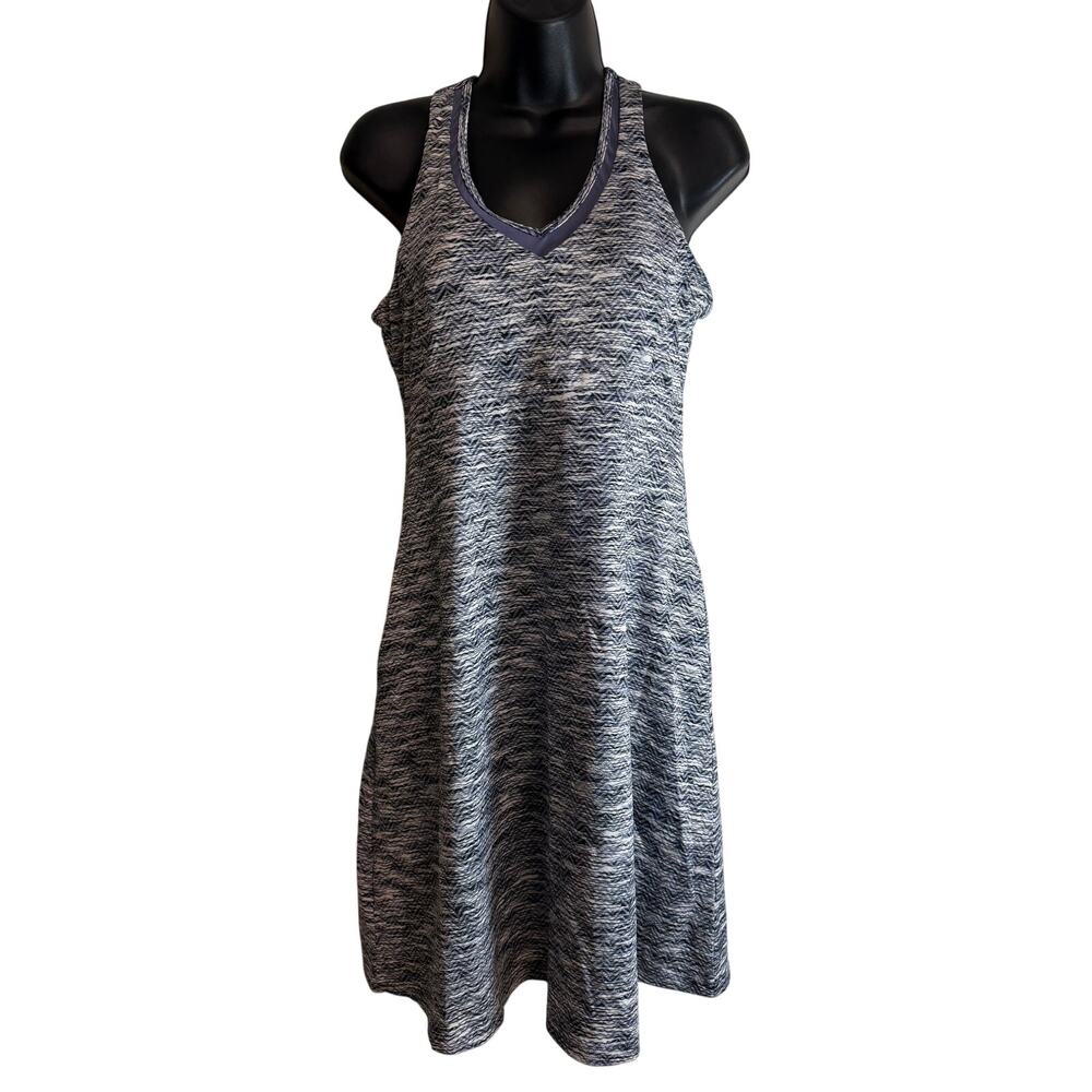 MPG Mondetta Travel Dress Women Medium Purple Racerback Built In Bra Stretch New